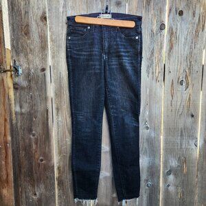 Madewell Skinny Jeans with Raw Hem
